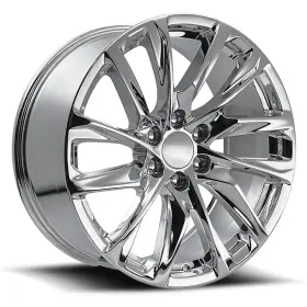 98290286501 Factory Reproductions Wheels Fr 98 - Escalade 12 Spoke Replica Wheel 22x9 6x5.5 Et28 78.1cb Chrome
