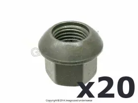 01214 Febi Bilstein Porsche 56-89 Lug Nuts For Steel Wheel 20 Pcs