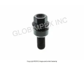 100591 Febi Bilstein Porsche 1997-2021 Lug Bolt For Alloy Wheel - Black 45 Mm