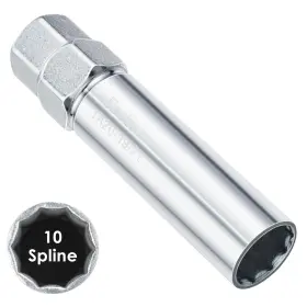 Dc-feekoon-0232 Feekoon 10 Spline Lug Nut Tool Key Replacement For Ta23-21/22 Silver