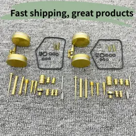 Ff-car Cb350 Cl350 2 Set Deluxe Carburetor Service Kit-complete Fits For 1970-1973 Honda New
