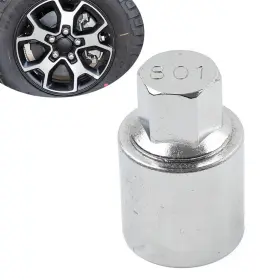 Flashbuyeasyusa 550745538530 Anti-theft Wheel Bolt Lock Nut Key #801 Fit Jeep Renegade Cherokee Dodge