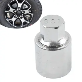Flashbuyeasyusa 550745608493 Anti-theft Wheel Bolt Lock Nut Key #801 Fit Jeep Renegade Cherokee Dodge