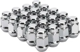 Fy25781 Flycle 12x1.5 Wheel Lug Nuts 20pcs Chrome 12mmx1.5 Closed End 1.4 Inch