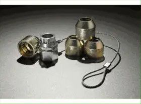Fl1z-1a043-a Ford Accessories Genuine Wheel Locks - Zinc-plated For Hidden Lugs