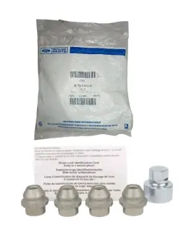 Acpz-1a043-a Ford New Oem Genuine Wheel Lock Kit
