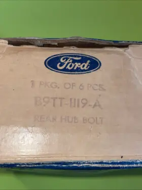 B9tt-1119-a Ford B9tt1119a Genuine Set Of 5 Rear Hub Bolts Nos New