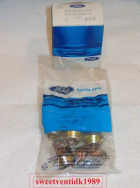 D6oz-1o12-a Ford 5 .. Ftnosft Chrome Lug Nuts Usa Made