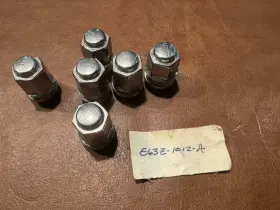 E63z-1012-a Ford Nos Set Of 6 Wheel Lug Nuts Tempo Tooaz Focus