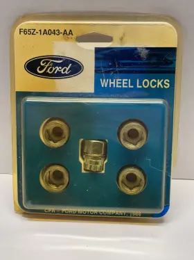 F65z-1a043-aa Ford Wheel Locking Kit New Oem