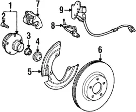 Foly-1107-a Ford Genuine Wheel Stud
