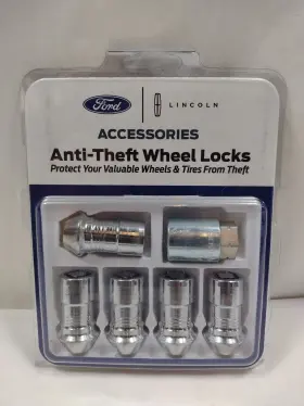 N2dz1a043a Ford Genuine Bronco 2021-2024 Raptor Chrome-plated Lug Wheel Lock Kit