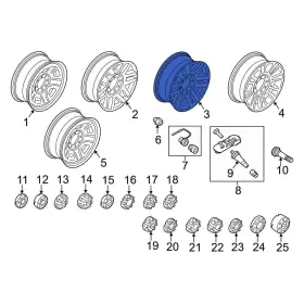 Lc3z1007b Ford Oe For F-350 Super Duty 2021-2022 Wheel