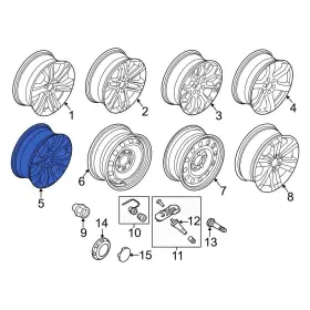 Ml3z1007t Ford Oe For F-150 2021-2023 Wheel