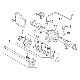 W714847s439 Ford Oe For Transit-350 2015-2024 Rear Wheel Lug Stud
