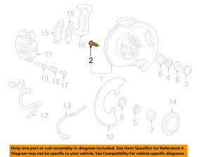 F4tz1107a Ford Oem 97-11 Explorer Sport Trac Brake Components-wheel Stud