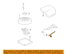 Ys4z17032aa Ford Oem 00-19 Fiesta Focus Rear Body Floor Interior Trim-wrench