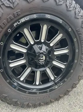 D62020001847 Fuel 1pc Set Of 4 D620 Hardline Wheels 20x10 8x180 -18 Mm Black Rims 20ftft Inch