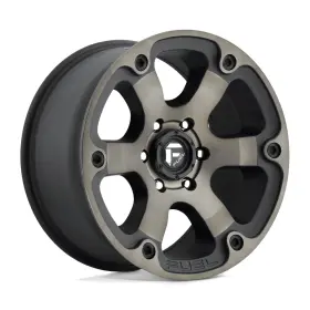 D56418908250 Fuel Beast Black Machined Face And Double Dark Tint 18x9 8x165 Wheel Single Rim