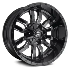D59518907050 Fuel D595 Sledge Wheels 18x9 1 5x150 110.1 Black Rims Set Of 4