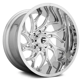 D74024208247 Fuel D740 Runner Wheels 24x12 -44 8x165.1 125.1 Chrome Rims Set Of 4