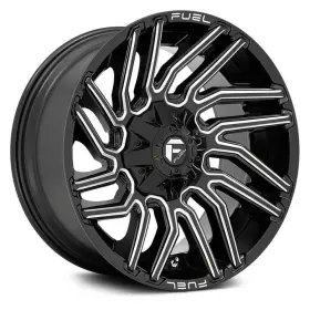 D77322001847 Fuel D773 Typhoon Wheel 22x10 -18 8x180 124.2 Black Single Rim