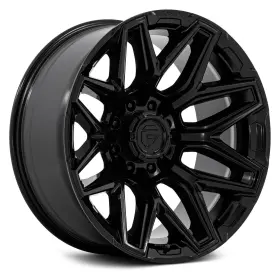 Fc854bx22108018n Fuel Fc854 Flux 8 Wheels 22x10 -18 8x165.1 125.1 Black Rims Set Of 4