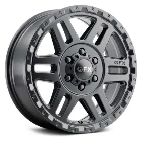 665-5130-45 G-fx Mv2 Wheel 16x6.5 45 5x130 84.1 Black Single Rim