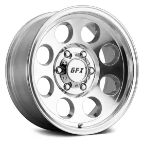685-6139n6 G-fx Tr16 Wheels 16x8.5 -6 6x139.7 106.2 Polished Rims Set Of 4