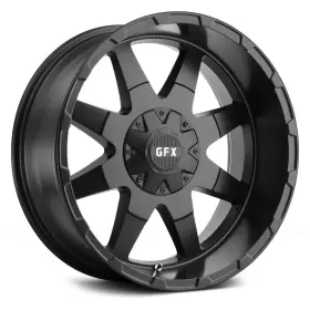 890-6009-00 G-fx Tr12 Wheels 18x9 6x139.7 87.1 Black Rims Set Of 4