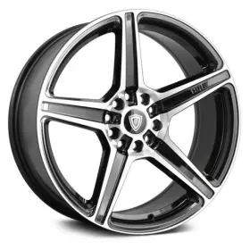 506717751011412035bp G-line Alloy Alloys G5067 Gloss Black Machined Face 17x7.5 5x120.65 35 Single Rim