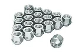 Gl-s1 Gaemi 1/2 Inch -20 Open End Chrome Lug Nuts For Aftermarket Silver