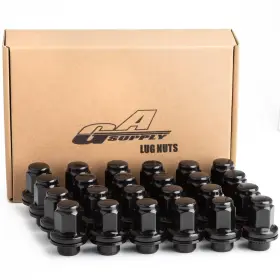 G5307lbk Gasupply 20pcs Black M12x1.5 Wheel Lug Nuts 47mm 21mm Hex Factory Style Mag Seat