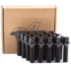 Gc141540bk Gasupply 20pcs M14x1.5 40mm Lug Bolts Black For Bmw X3 X5 7 Series Wheel Spacers