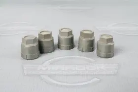 14102345 General Motors C4 Corvette Lug Nut Covers Set Of 5 Dark Gray 1986-1987