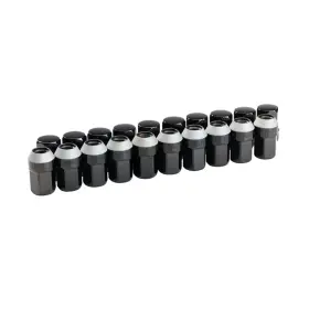 84639994 General Motors Set Of 20 - Polished Gloss Black Wheel Lug Nuts Genuine Oem Gm