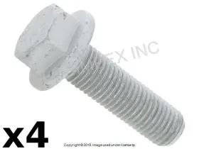 910105-012010 Genuine Mercedes For 2013-2024 Brake Caliper Bolt Rear 4 Pcs Warranty