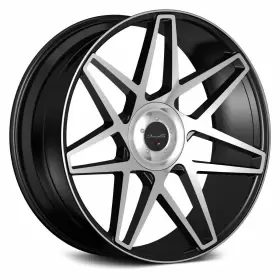 2610ls30gapacmb Gianelle Parma Gloss Black Machined Face 26x10 30 6x139.7 Wheels Set Of Rims
