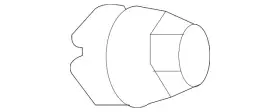 09598138 Gm Genuine Wheel Lug Nut Cap
