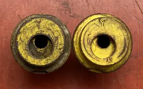 22531452 Gm Lot 2 85-90 Yellow Code Y Metal Buick Chevy Olds Pontiac Hubcap Lock Nuts 40mm