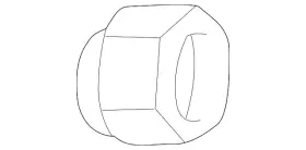 88891761 Gm Genuine Wheel Lugnut