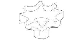 92243047 Gm Genuine Jack Stowage Retainer Nut