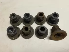 9591924 Gm 2002-2023 Chevy Silverado Gmc Sierra 3500 Dually 14mmx1.5 8 Pc Lug Nuts Oem