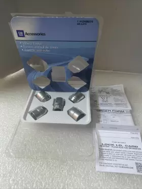 12498075 Gm Accessories Gmc Wheel Lock Kit Oem Authentic Set Lug Nuts 22mm