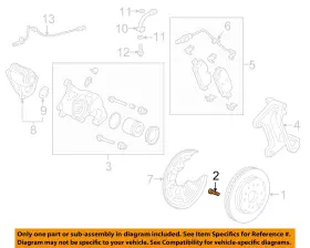 12451948 Gm Oem 17-24 Acadia Rear Suspension Brake Components-wheel Stud