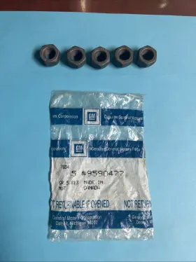 9590477 Gm Oem Bag Of 5 Genuine Wheel-lug Nut