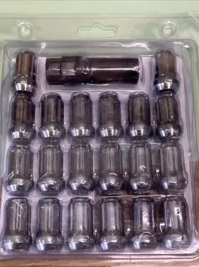 12150-20sv Godsl S Chrome Wheel Locks Lug Nuts Wheels Rims M12x1.5 New 20pc Set