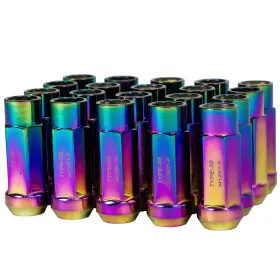 Ln-nt3s-150-neo Godspeed Project Neochrome Type 3-x 55mm Steel Lug Nut 12x1.5 20p Set Universal