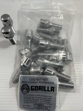 1719sd1 Gorilla M12 X 1.25 Wheel Bolt 12x1.25 Inches 20 Pieces