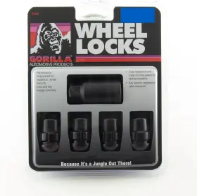 38431xlbc Gorilla Automotive Products Black Wheel Lock Chrome Ball Seat 12mm X 1.50